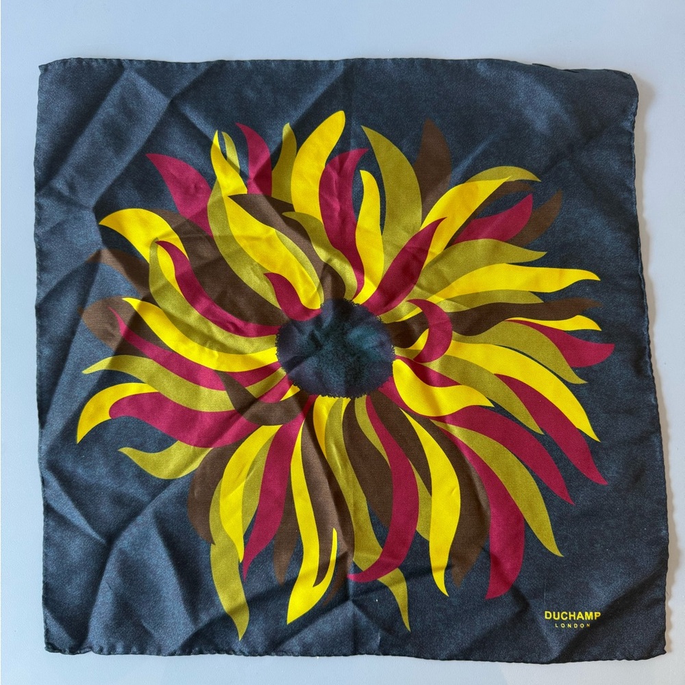 Duchamp Multicolor Floral Pocket Square